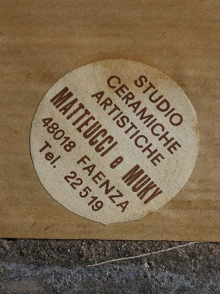 FRATELLI MATTEUCCI FAENZA : Specchio  - Asta Asta 410 | DESIGN E ARTI DECORATIVE DEL NOVECENTO - CERAMICHE Online - Associazione Nazionale - Case d'Asta italiane