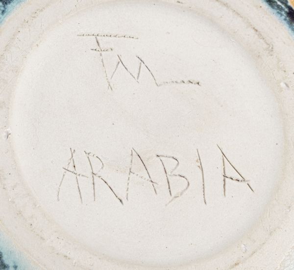 MASCITTI LINDH FRANCESCA (n. 1931) : Vaso per Arabia  - Asta Asta 410 | DESIGN E ARTI DECORATIVE DEL NOVECENTO - CERAMICHE Online - Associazione Nazionale - Case d'Asta italiane