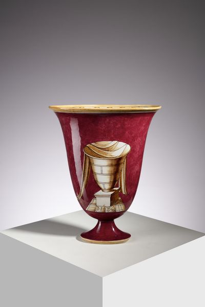 PONTI GIO (1891 - 1979) : Vaso Architetto per Ginori  - Asta Asta 410 | DESIGN E ARTI DECORATIVE DEL NOVECENTO - CERAMICHE Online - Associazione Nazionale - Case d'Asta italiane