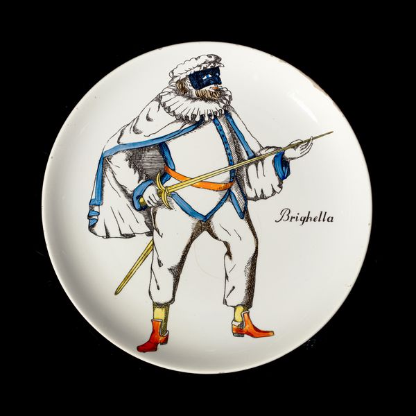 FORNASETTI PIERO (1913 - 1988) : Sei piatti  - Asta Asta 410 | DESIGN E ARTI DECORATIVE DEL NOVECENTO - CERAMICHE Online - Associazione Nazionale - Case d'Asta italiane