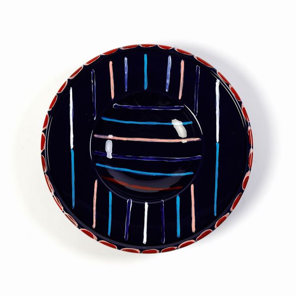 DORAZIO PIERO (1927 - 2005) : Piatto  - Asta Asta 410 | DESIGN E ARTI DECORATIVE DEL NOVECENTO - CERAMICHE Online - Associazione Nazionale - Case d'Asta italiane