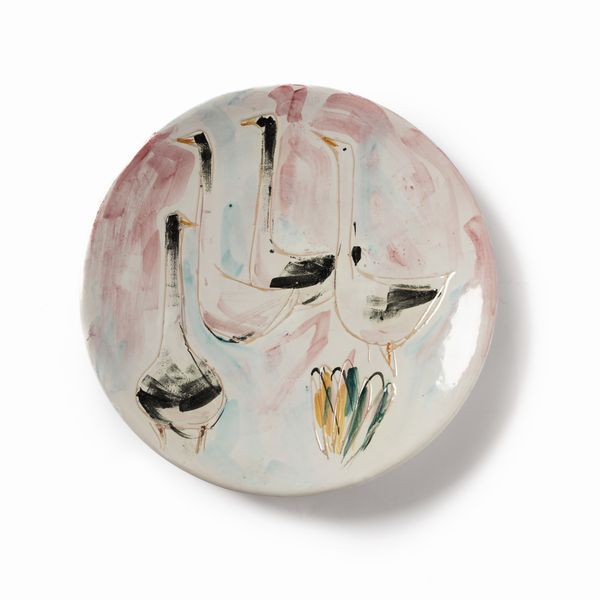 AJO ALDO (1901 - 1982) : Piatto  - Asta Asta 410 | DESIGN E ARTI DECORATIVE DEL NOVECENTO - CERAMICHE Online - Associazione Nazionale - Case d'Asta italiane