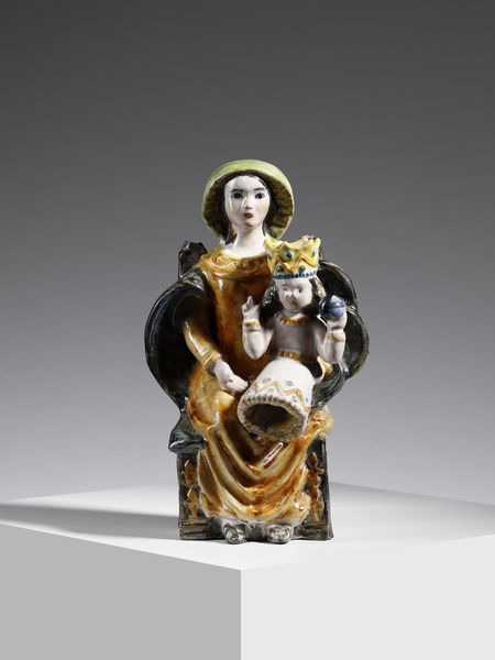 CERAMICHE DI VIETRI : Madonna con bambino  - Asta Asta 410 | DESIGN E ARTI DECORATIVE DEL NOVECENTO - CERAMICHE Online - Associazione Nazionale - Case d'Asta italiane