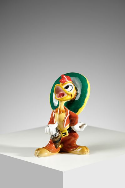 ZACCAGNINI UGO (1868 - 1937) : Panchito Pistoles, serie Walt Disney  - Asta Asta 410 | DESIGN E ARTI DECORATIVE DEL NOVECENTO - CERAMICHE Online - Associazione Nazionale - Case d'Asta italiane