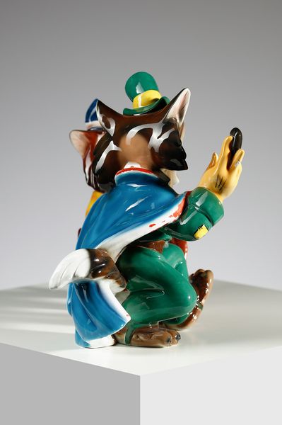 CERAMICHE ZACCAGNINI FIRENZE : Pinocchio, il Gatto e la Volpe, serie Walt Disney  - Asta Asta 410 | DESIGN E ARTI DECORATIVE DEL NOVECENTO - CERAMICHE Online - Associazione Nazionale - Case d'Asta italiane