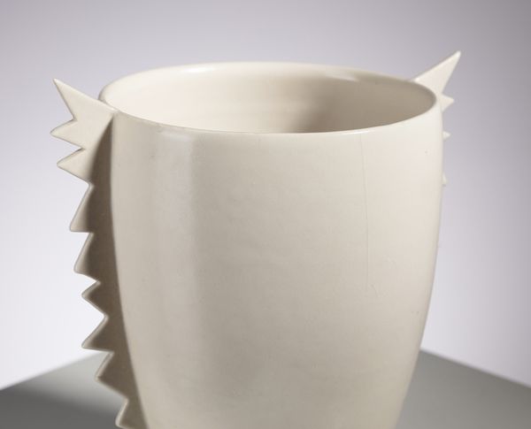 SCHIAVON LUCA (n. 1978) : Vaso con morise frastagliate  - Asta Asta 410 | DESIGN E ARTI DECORATIVE DEL NOVECENTO - CERAMICHE Online - Associazione Nazionale - Case d'Asta italiane