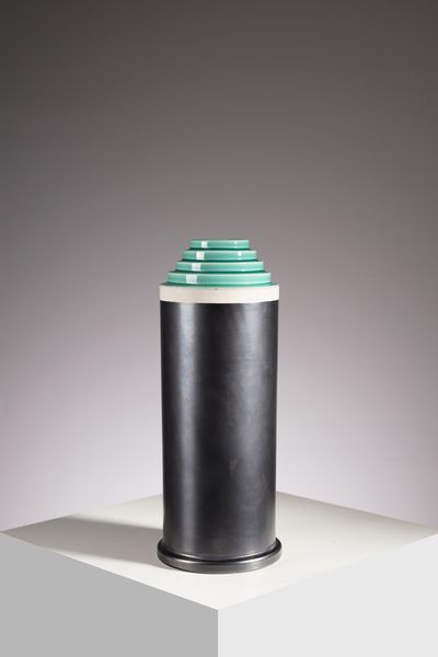 SOTTSASS ETTORE (1917 - 2007) : attribuito. Vaso  - Asta Asta 410 | DESIGN E ARTI DECORATIVE DEL NOVECENTO - CERAMICHE Online - Associazione Nazionale - Case d'Asta italiane