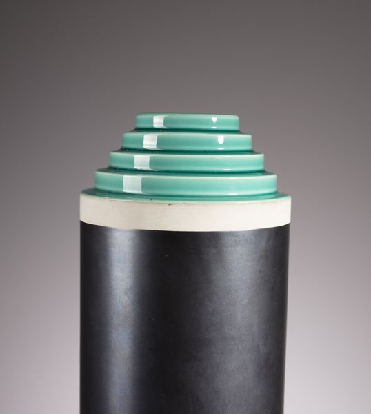 SOTTSASS ETTORE (1917 - 2007) : attribuito. Vaso  - Asta Asta 410 | DESIGN E ARTI DECORATIVE DEL NOVECENTO - CERAMICHE Online - Associazione Nazionale - Case d'Asta italiane