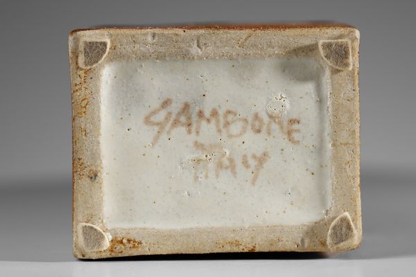 GAMBONE BRUNO (n. 1936) : Vaso  - Asta Asta 410 | DESIGN E ARTI DECORATIVE DEL NOVECENTO - CERAMICHE Online - Associazione Nazionale - Case d'Asta italiane