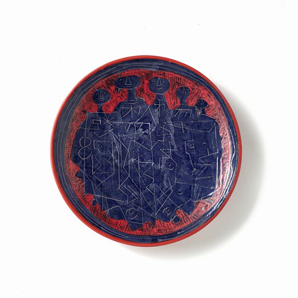 KICIN MILAN (1923 - 1998) : Tre piatti  - Asta Asta 410 | DESIGN E ARTI DECORATIVE DEL NOVECENTO - CERAMICHE Online - Associazione Nazionale - Case d'Asta italiane