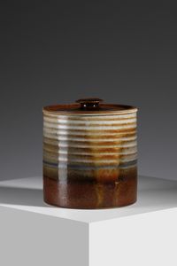 VALENTINI NANNI (1932 - 1985) - Scatolina cilindrica per Ceramiche Arcore