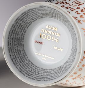 ALESSANDRO MENDINI & SERGIO CALATRONI : Vaso n. 6 della serie 100% Make up per Alessi  - Asta Asta 410 | DESIGN E ARTI DECORATIVE DEL NOVECENTO - CERAMICHE Online - Associazione Nazionale - Case d'Asta italiane