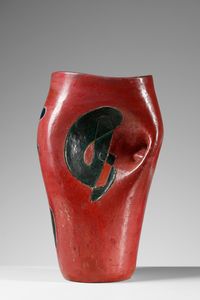 FABBRI AGENORE (1911 - 1998) : Vaso scultoreo  - Asta Asta 410 | DESIGN E ARTI DECORATIVE DEL NOVECENTO - CERAMICHE Online - Associazione Nazionale - Case d'Asta italiane