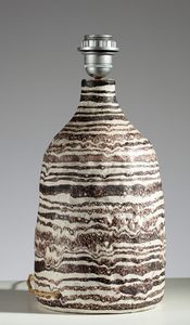 AUTORE NON IDENTIFICATO : Lampada da tavolo  - Asta Asta 410 | DESIGN E ARTI DECORATIVE DEL NOVECENTO - CERAMICHE Online - Associazione Nazionale - Case d'Asta italiane