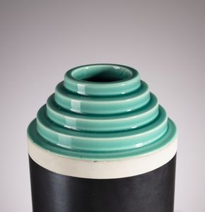 SOTTSASS ETTORE (1917 - 2007) : attribuito. Vaso  - Asta Asta 410 | DESIGN E ARTI DECORATIVE DEL NOVECENTO - CERAMICHE Online - Associazione Nazionale - Case d'Asta italiane