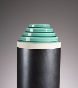 SOTTSASS ETTORE (1917 - 2007) : attribuito. Vaso  - Asta Asta 410 | DESIGN E ARTI DECORATIVE DEL NOVECENTO - CERAMICHE Online - Associazione Nazionale - Case d'Asta italiane