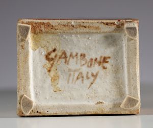 GAMBONE BRUNO (n. 1936) : Vaso  - Asta Asta 410 | DESIGN E ARTI DECORATIVE DEL NOVECENTO - CERAMICHE Online - Associazione Nazionale - Case d'Asta italiane