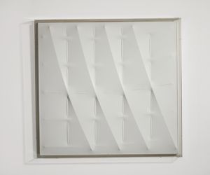 BONALUMI AGOSTINO (1935 - 2013) : Bianco.  - Asta 26/06/2023 | ARTE MODERNA E CONTEMPORANEA Tradizionale - Associazione Nazionale - Case d'Asta italiane