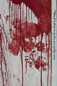 NITSCH HERMANN (1938 - 2022) : Senza titolo.  - Asta 26/06/2023 | ARTE MODERNA E CONTEMPORANEA Tradizionale - Associazione Nazionale - Case d'Asta italiane