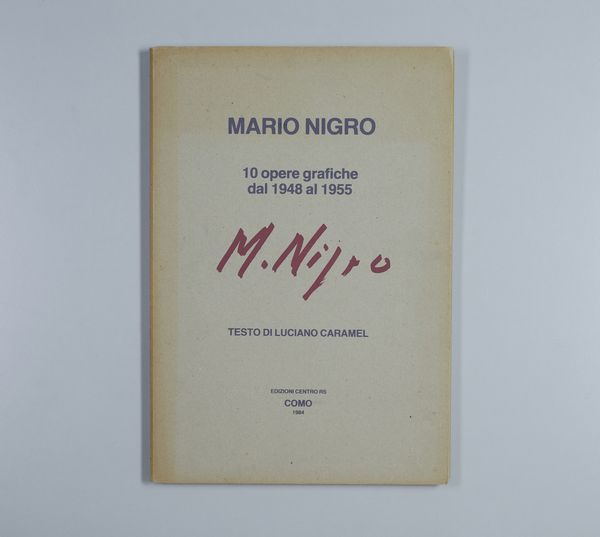 NIGRO MARIO (1917 - 1992) : Cartella completa 10 opere grafiche dal 1948 al 1955  - Asta Asta 413 | GRAFICA MODERNA, FOTOGRAFIA E MULTIPLI D'AUTORE Online - Associazione Nazionale - Case d'Asta italiane