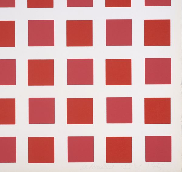 MORELLET FRANCOIS (n. 1926) : 1 carr rouge 1 carr orange.  - Asta Asta 413 | GRAFICA MODERNA, FOTOGRAFIA E MULTIPLI D'AUTORE Online - Associazione Nazionale - Case d'Asta italiane