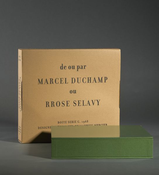 DUCHAMP MARCEL (1887 - 1968) : De ou par Marcel Duchamp ou Rrose Slavy (Bote-en-valise) - series G.  - Asta Asta 413 | GRAFICA MODERNA, FOTOGRAFIA E MULTIPLI D'AUTORE Online - Associazione Nazionale - Case d'Asta italiane