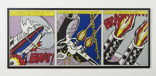 LICHTENSTEIN ROY (1923 - 1997) : As I opened fire.  - Asta Asta 413 | GRAFICA MODERNA, FOTOGRAFIA E MULTIPLI D'AUTORE Online - Associazione Nazionale - Case d'Asta italiane