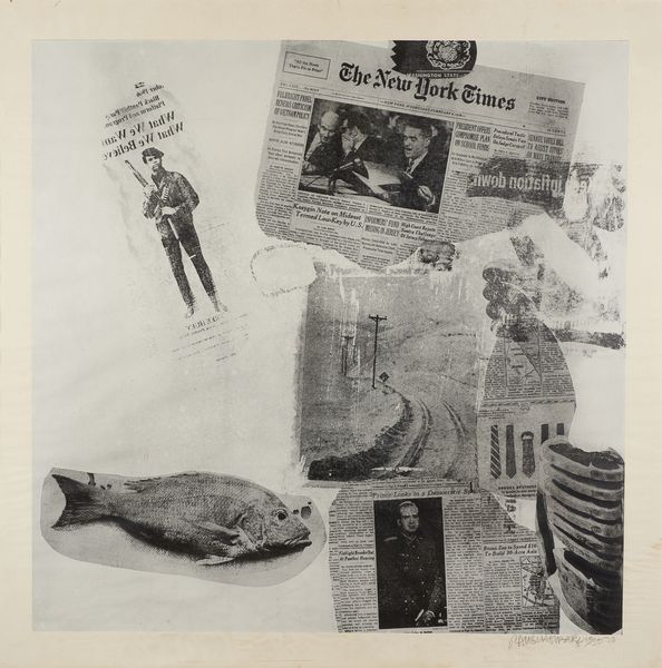 RAUSCHENBERG ROBERT (1925 - 2008) : Dal portfolio Features from Currents (1970)  - Asta Asta 413 | GRAFICA MODERNA, FOTOGRAFIA E MULTIPLI D'AUTORE Online - Associazione Nazionale - Case d'Asta italiane