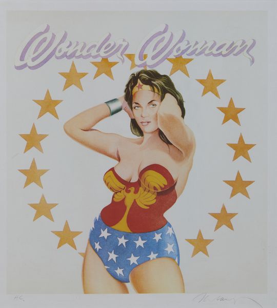 RAMOS MEL (n. 1935) : Wonder woman.  - Asta Asta 413 | GRAFICA MODERNA, FOTOGRAFIA E MULTIPLI D'AUTORE Online - Associazione Nazionale - Case d'Asta italiane