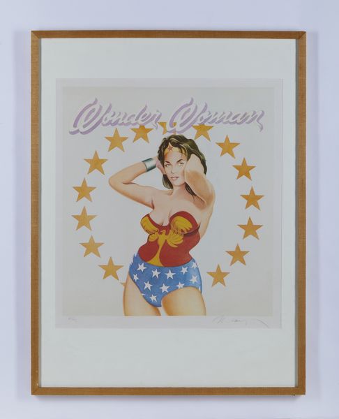 RAMOS MEL (n. 1935) : Wonder woman.  - Asta Asta 413 | GRAFICA MODERNA, FOTOGRAFIA E MULTIPLI D'AUTORE Online - Associazione Nazionale - Case d'Asta italiane