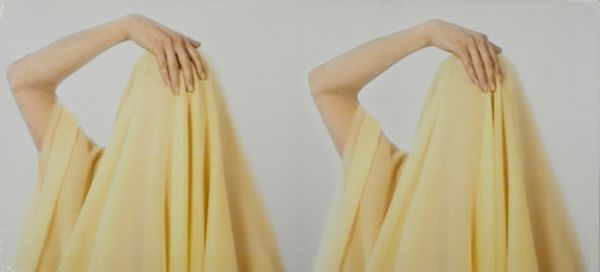 GUERRESI MAIMOUNA  (n. 1951) : Yellow veiled. Frame Vergine delle rocce.  - Asta Asta 413 | GRAFICA MODERNA, FOTOGRAFIA E MULTIPLI D'AUTORE Online - Associazione Nazionale - Case d'Asta italiane