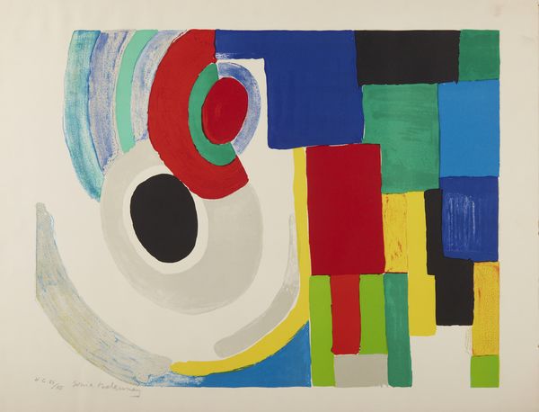 DELAUNAY SONIA (1885 - 1979) : Contrastes.  - Asta Asta 413 | GRAFICA MODERNA, FOTOGRAFIA E MULTIPLI D'AUTORE Online - Associazione Nazionale - Case d'Asta italiane