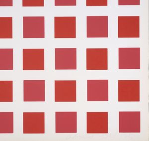 MORELLET FRANCOIS (n. 1926) : 1 carr rouge 1 carr orange.  - Asta Asta 413 | GRAFICA MODERNA, FOTOGRAFIA E MULTIPLI D'AUTORE Online - Associazione Nazionale - Case d'Asta italiane