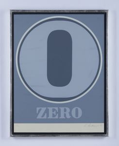 INDIANA ROBERT (1928 - 2018) : Zero (from Numbers).  - Asta Asta 413 | GRAFICA MODERNA, FOTOGRAFIA E MULTIPLI D'AUTORE Online - Associazione Nazionale - Case d'Asta italiane