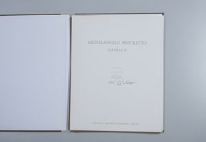 PISTOLETTO MICHELANGELO (n. 1933) : Cartella B.  - Asta Asta 413 | GRAFICA MODERNA, FOTOGRAFIA E MULTIPLI D'AUTORE Online - Associazione Nazionale - Case d'Asta italiane