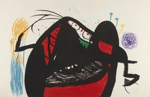 MIRO' JOAN (1893 - 1983) - L'Aieule des 10000 ages.