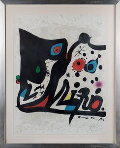 MIRO' JOAN (1893 - 1983) : Mostra Livres Illustrs et lithographies.  - Asta Asta 413 | GRAFICA MODERNA, FOTOGRAFIA E MULTIPLI D'AUTORE Online - Associazione Nazionale - Case d'Asta italiane