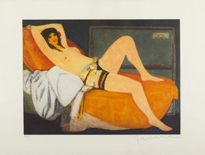 FIUME SALVATORE (1915 - 1997) - Omaggio alla donna.