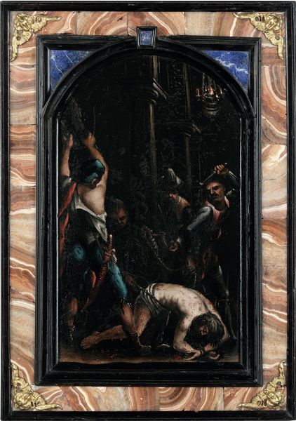 Scuola del XVII secolo La Flagellazione di Cristo  - Asta Old Masters - Associazione Nazionale - Case d'Asta italiane