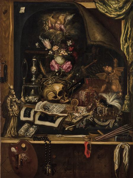 Cornelis Norbertus Gysbrechts : Vanitas  - Asta Old Masters - Associazione Nazionale - Case d'Asta italiane