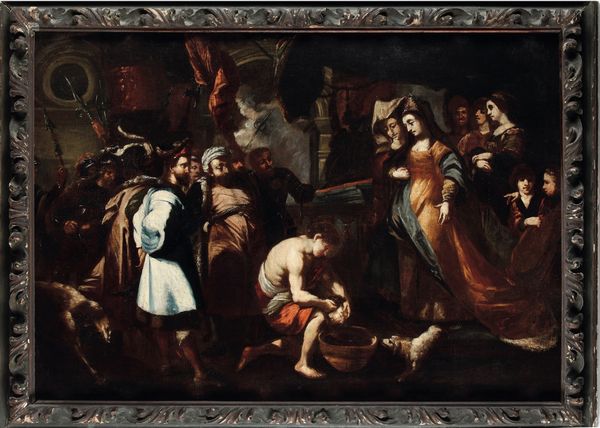 Scuola veneta del XVII secolo Salom e la testa del Battista  - Asta Old Masters - Associazione Nazionale - Case d'Asta italiane