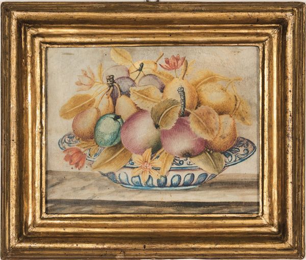 Octavianus Monfort, nei modi di : Nature morte con canestre di frutti e pesce  - Asta Old Masters - Associazione Nazionale - Case d'Asta italiane