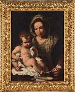 Bernardo Strozzi - Madonna della pappa