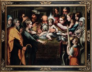 Girolamo Francesco Mazzola detto il Parmigianino, copia da - La Circoncisione di Ges