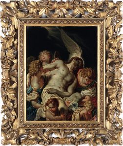 Francesco Trevisani : Cristo morto sorretto dagli angeli  - Asta Old Masters - Associazione Nazionale - Case d'Asta italiane