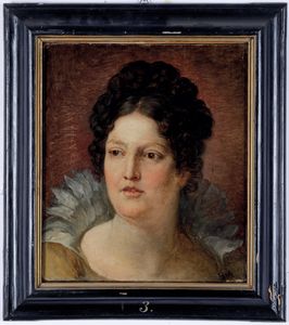 Vincenzo Camuccini : Ritratto di Maria Luisa di Borbone  - Asta Old Masters - Associazione Nazionale - Case d'Asta italiane