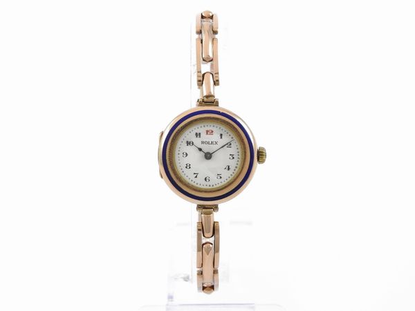 Orologio da polso per donna Rolex in oro rosa 375/1000  - Asta Gioielli e Orologi - Associazione Nazionale - Case d'Asta italiane