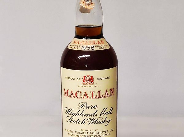 Macallan-Glenlivet 1958, Highland Malt Whisky  - Asta Whisky & Co. - Associazione Nazionale - Case d'Asta italiane