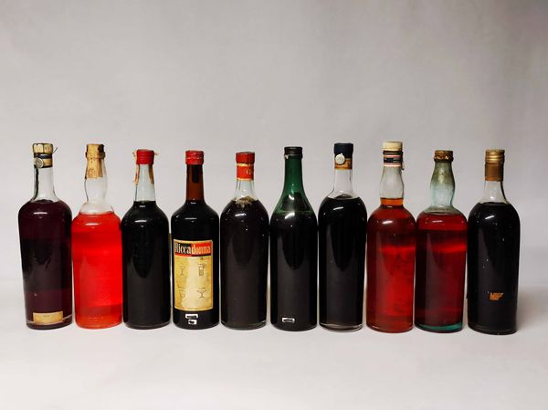 Bassi, Barbieir, Todisco, Riccadonna, Margot, Branca, Pilla, Bonomelli, Golett, Aperitivo & Bitter  - Asta Whisky & Co. - Associazione Nazionale - Case d'Asta italiane