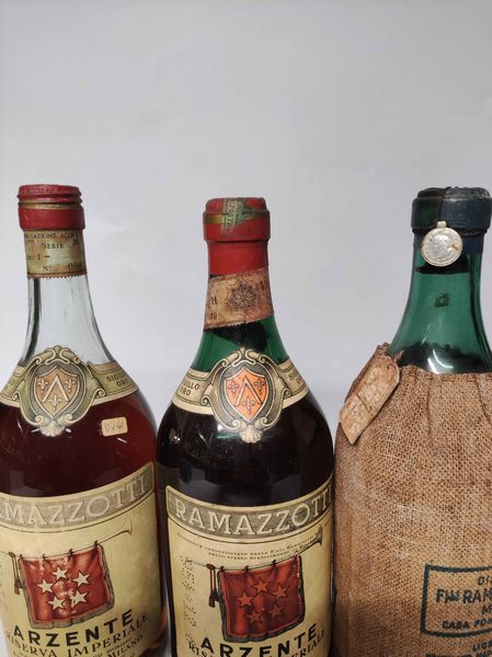 Ramazzotti Arzente Riseva, Brandy  - Asta Whisky & Co. - Associazione Nazionale - Case d'Asta italiane